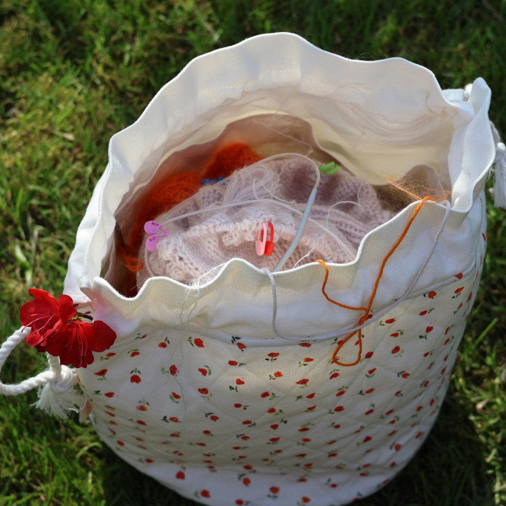Poppies Large Project Bag
