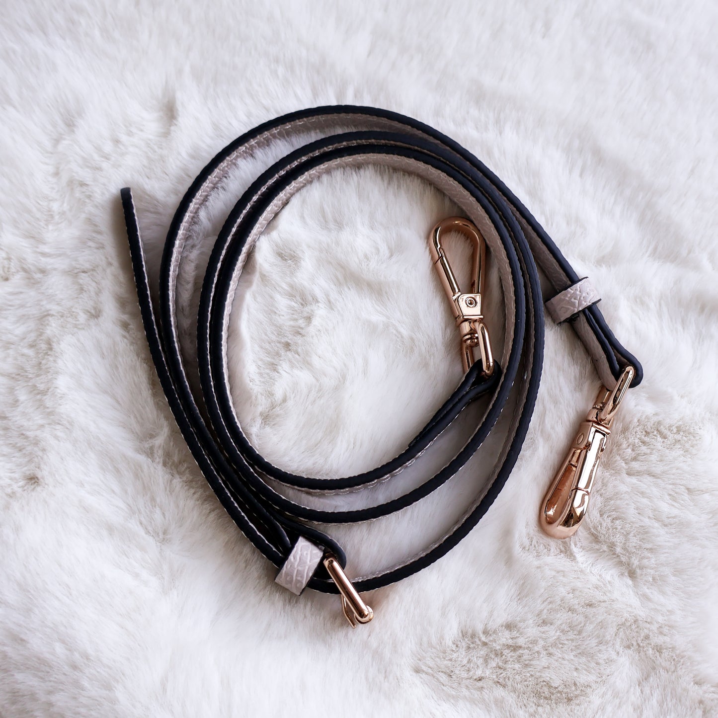 Leather Bag Strap (Light Beige)