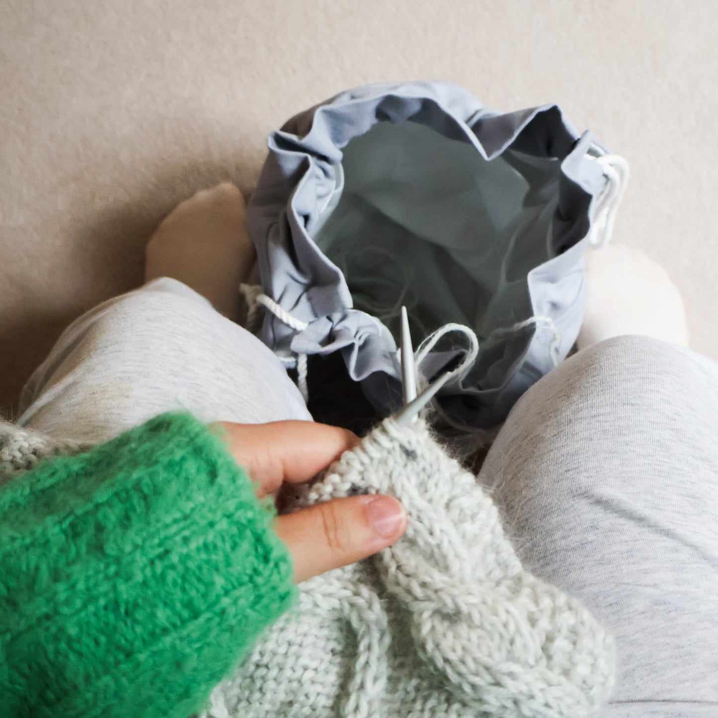 Smoky Grey Large Project Bag