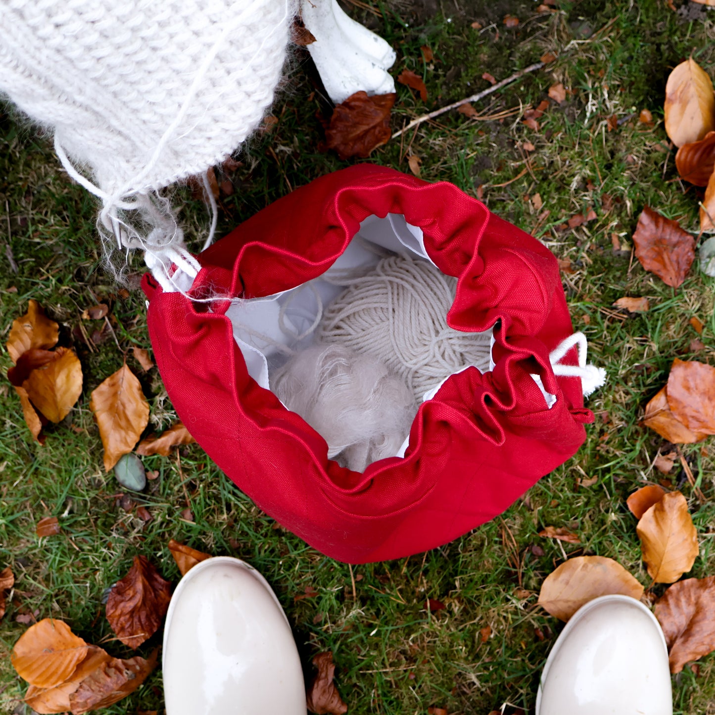 Ruby Red Large Project Bag