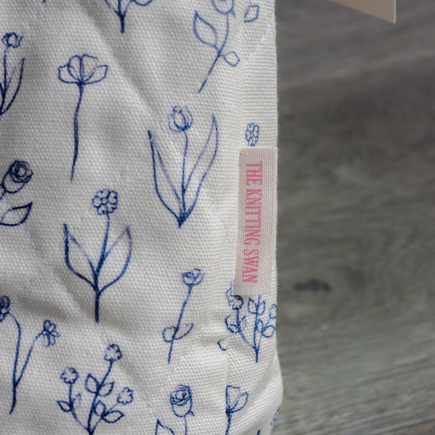 Flower Doodles Large Project Bag