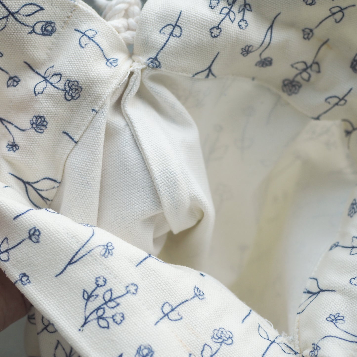 Flower Doodles Yarn Bag