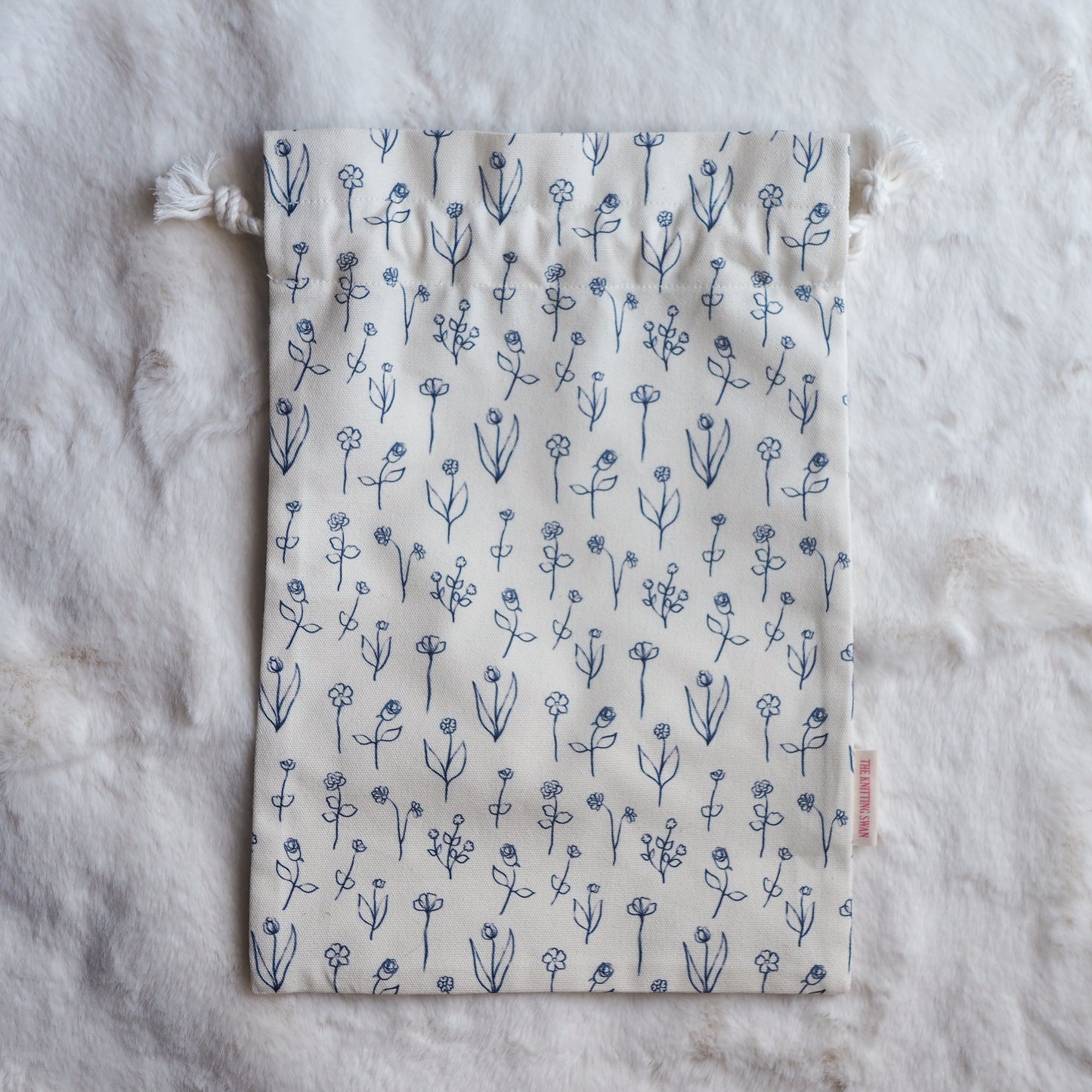 Flower Doodles Yarn Bag