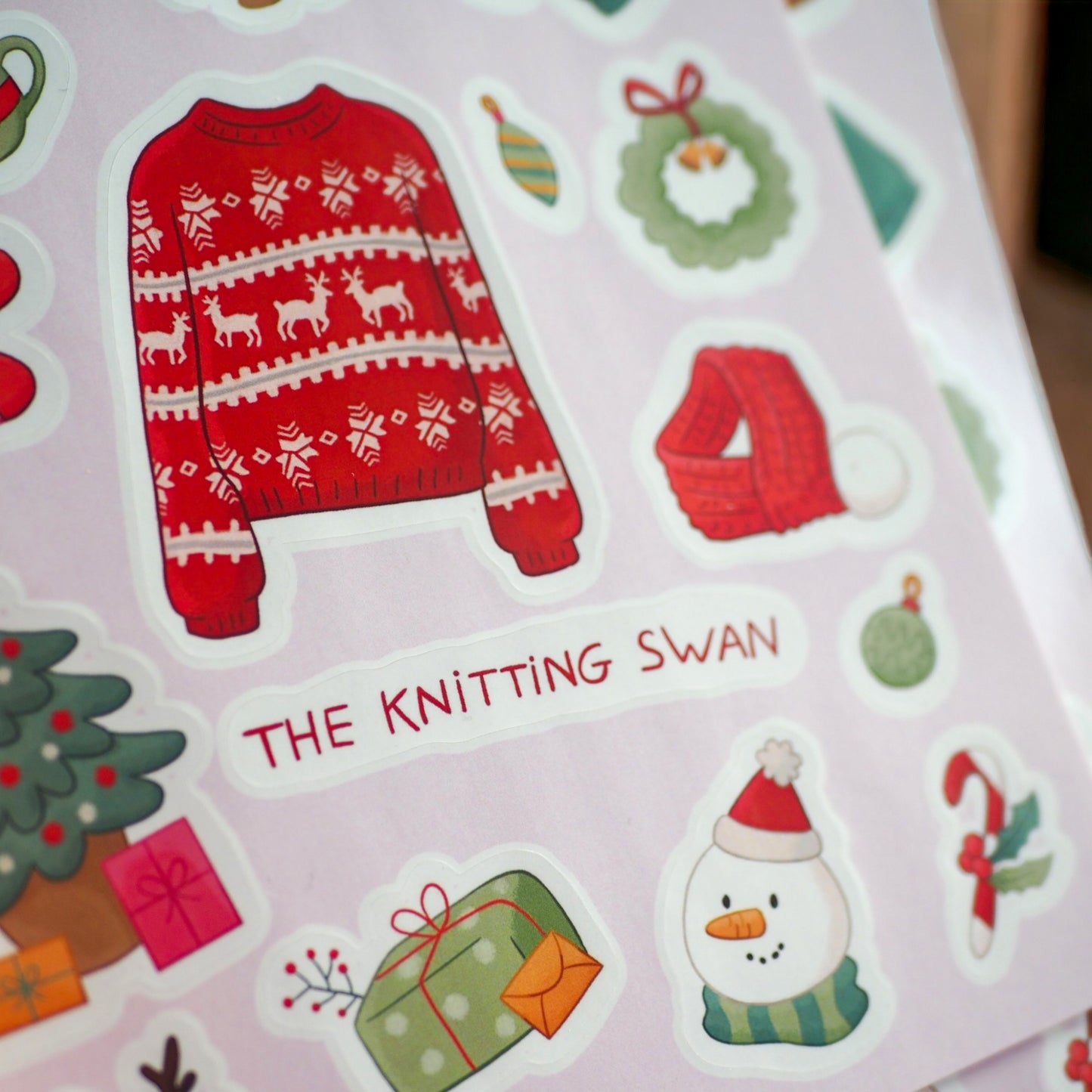 Sticker Set: Christmas Knits