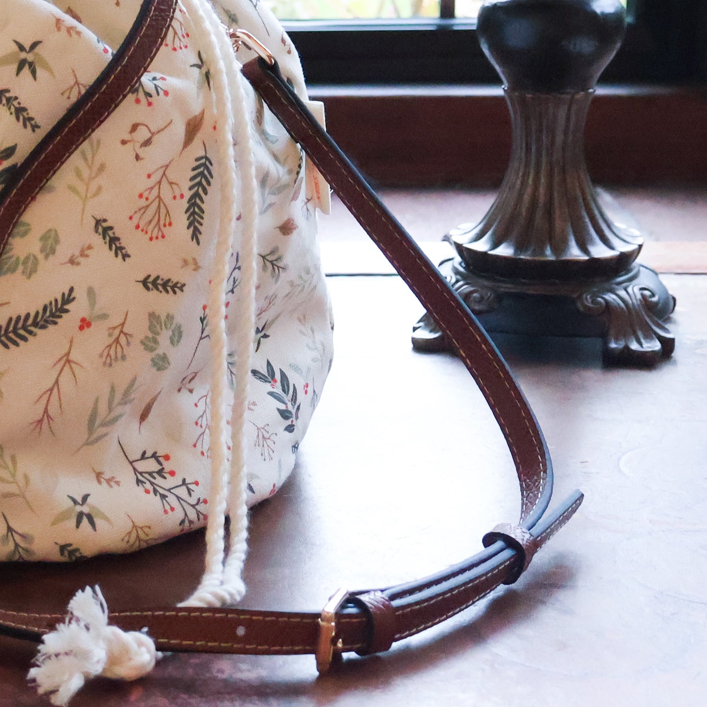 Leather Bag Strap (Chocolate Brown)