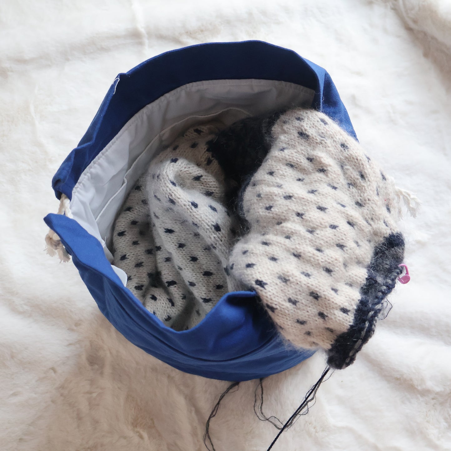 Sapphire Blue Large Project Bag