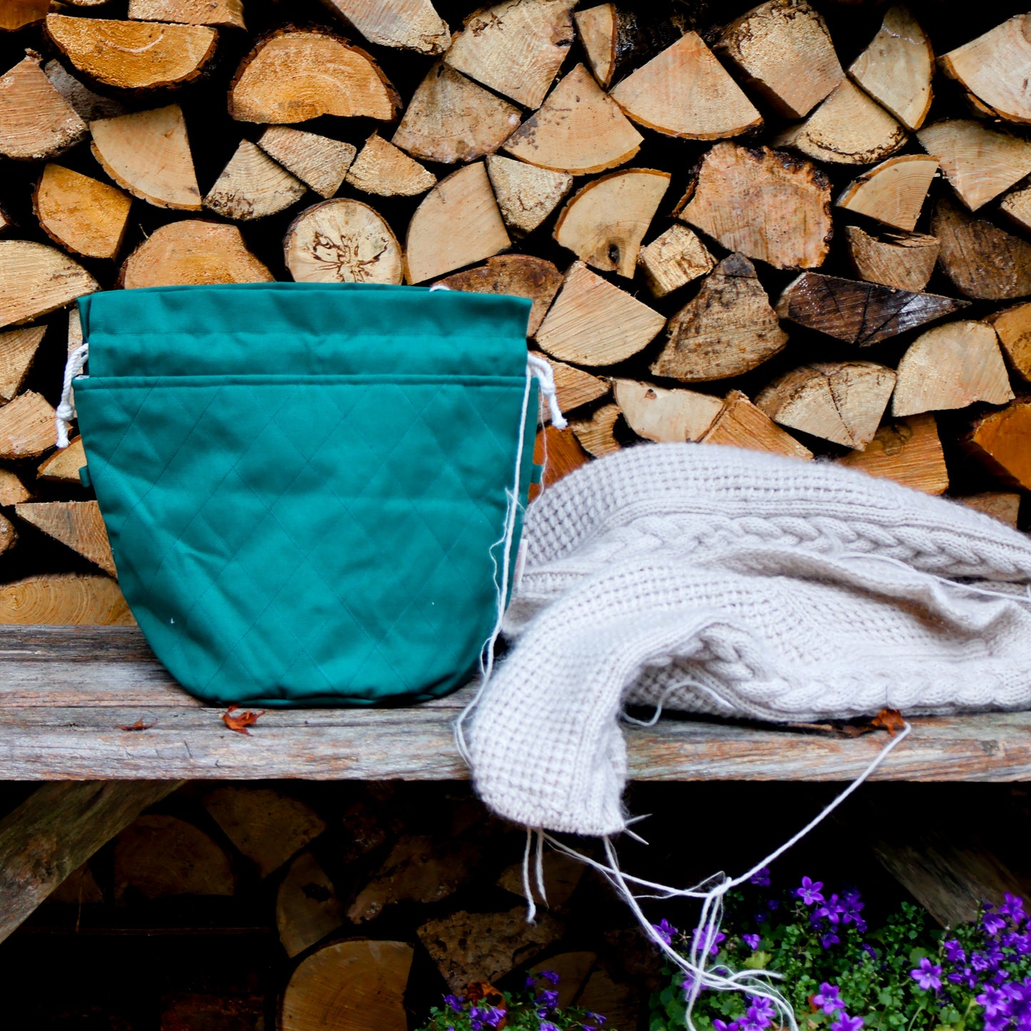 Hunter Green Large Project Bag