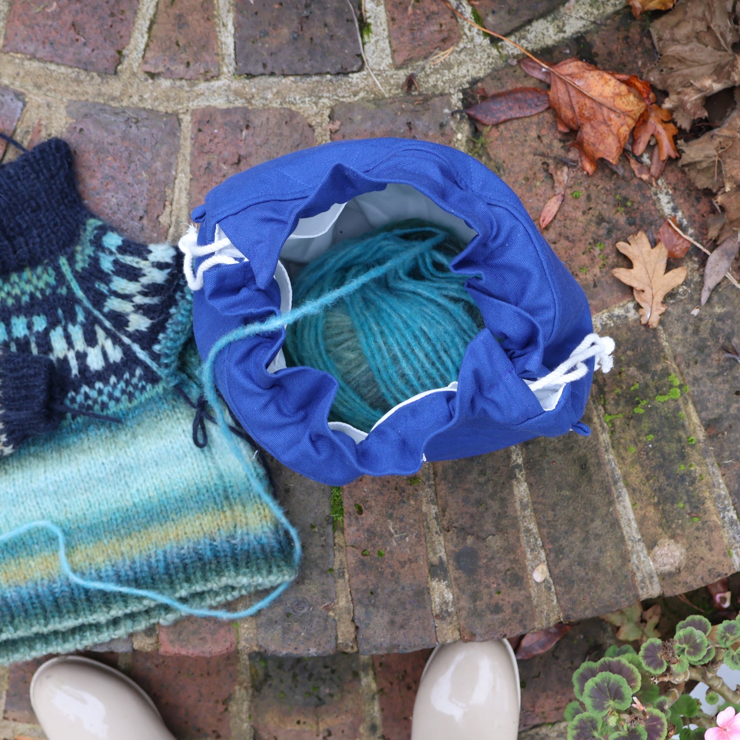 Sapphire Blue Large Project Bag