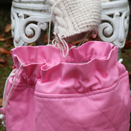 Flamingo Pink Large Project Bag