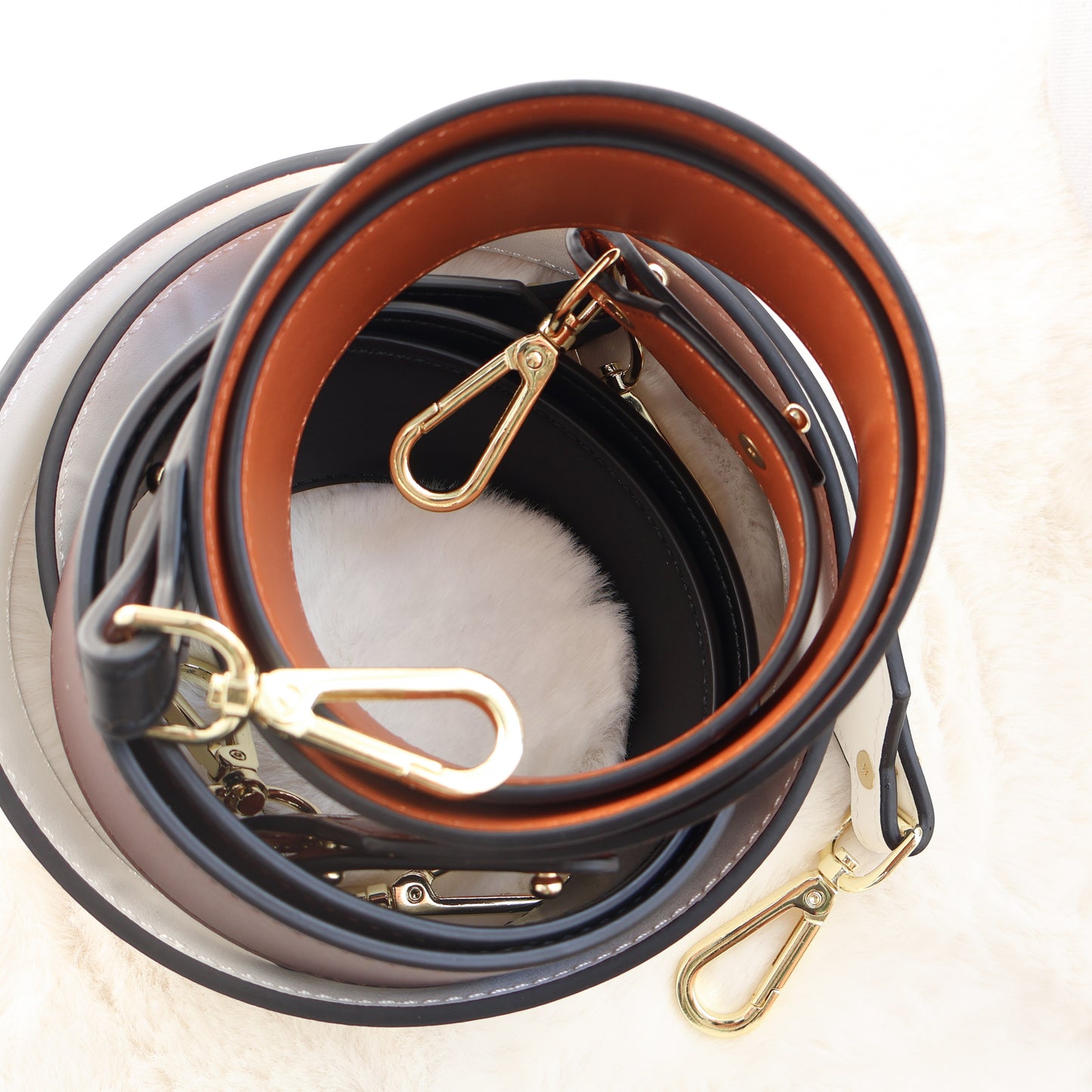 Chunky Leather Strap (Mousse)