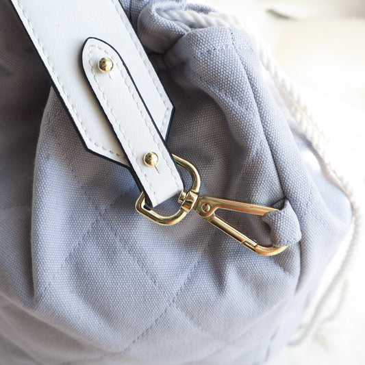 Chunky Leather Strap (White Icing)