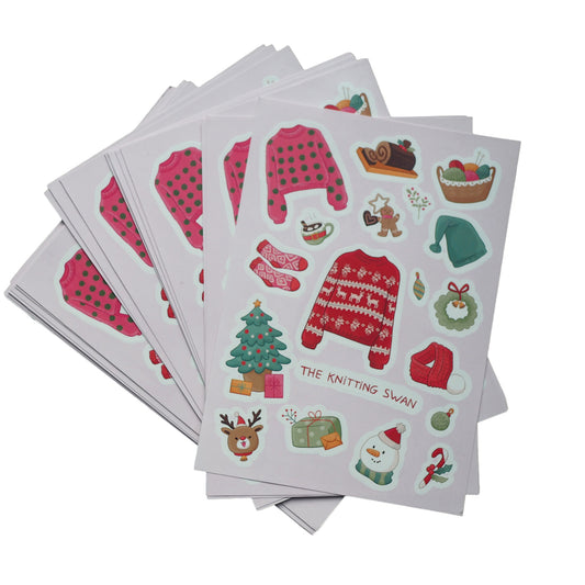 Sticker Set: Christmas Knits