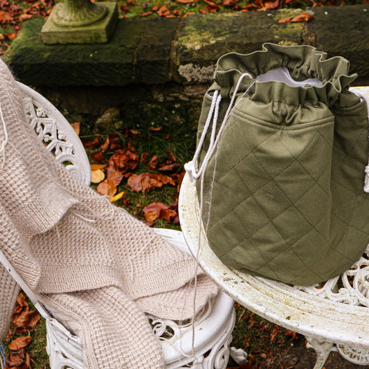 Sage Green Large Project Bag