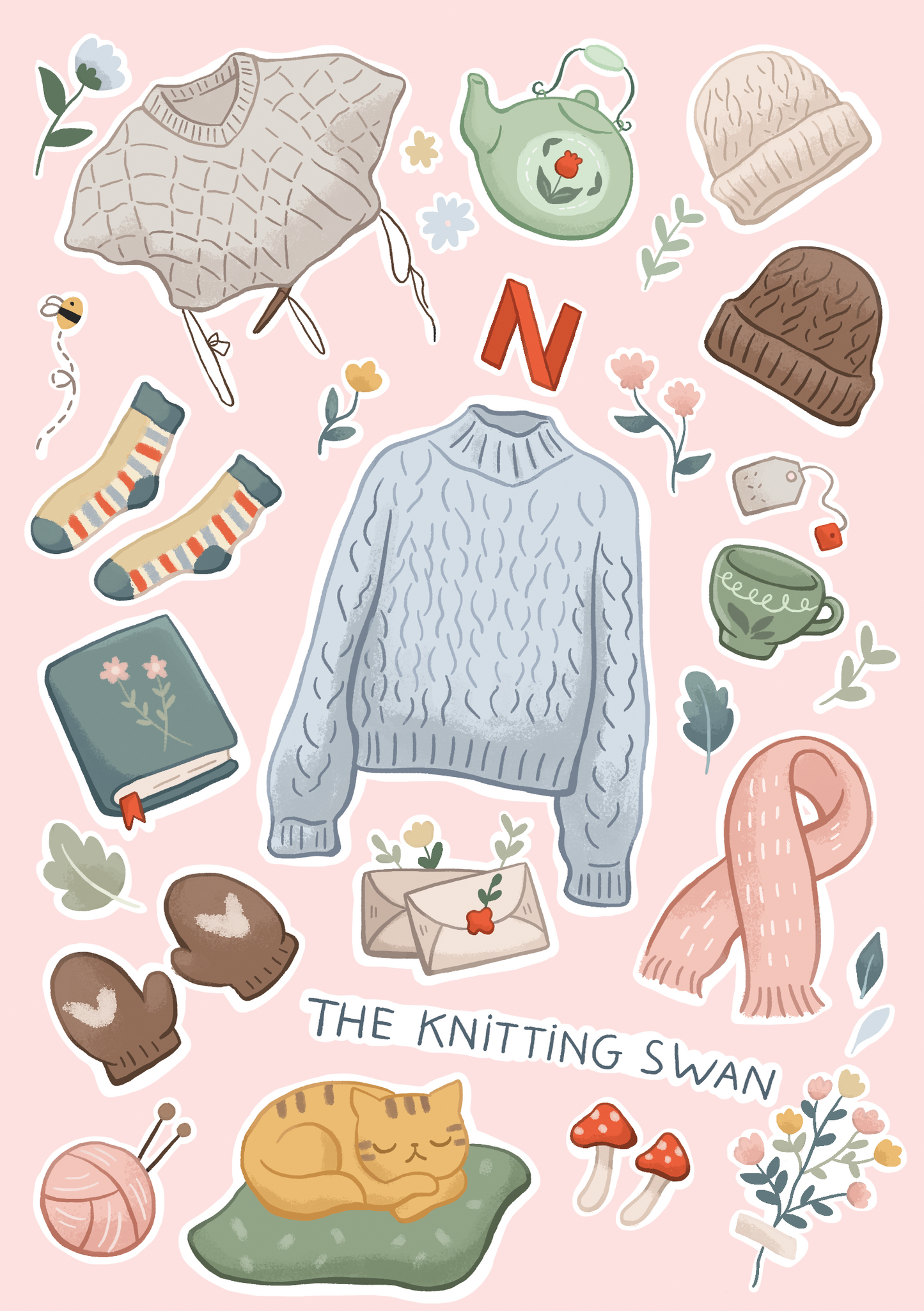 Sticker Set: Cosy Knits